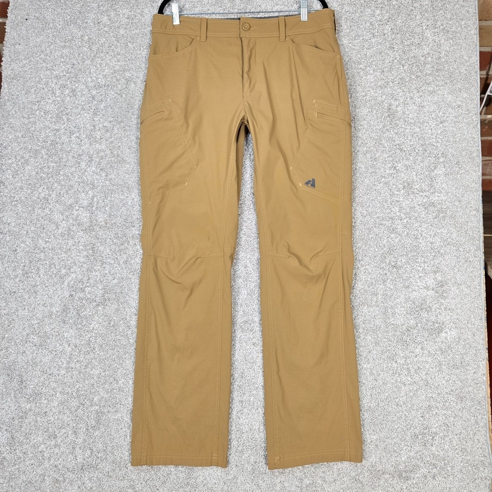 Eddie Bauer First Ascent Guide Pro Pants Mens 36x34 tan Hiking Outdoor